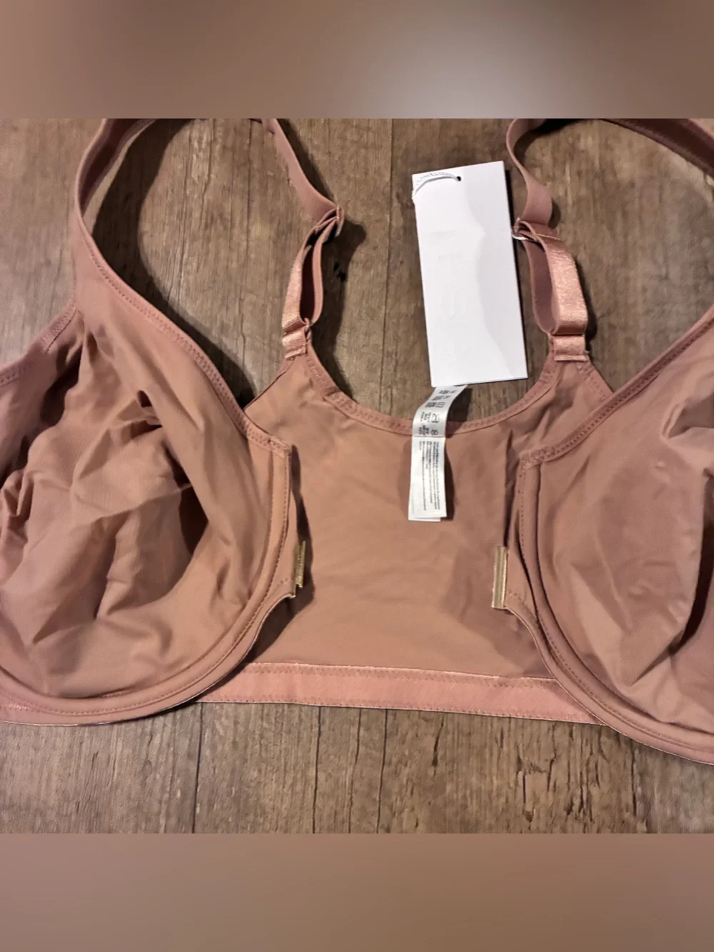 HSIA Everyday Support Underwire Bra in Tan/Nude/Beige